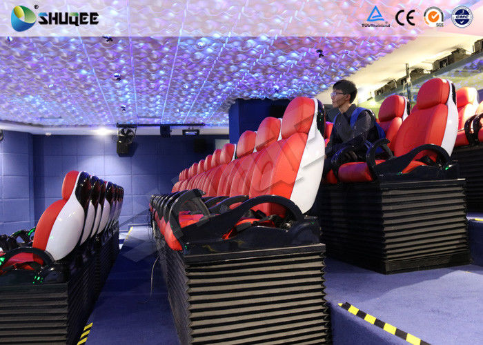 China 2 Year Warranty 5D Movie Theater 5D Motion Luxury Red Chair With 12 Special Effects factory