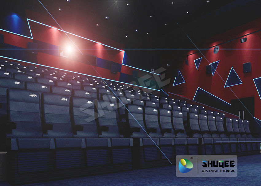 Vibration 4DM Seats With Air Blast Of 4D Cinema Chairs Include Special Effects 0