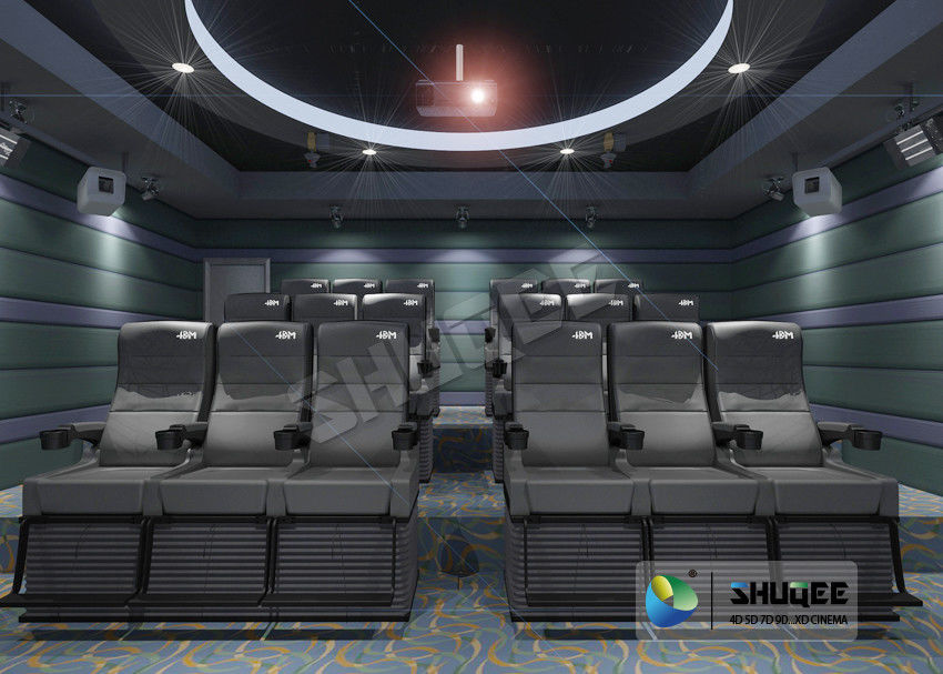 Commercial Theater 4D Cinema Equipment With Movement Effect Luxury Seats
