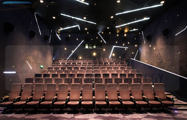 China Large Screen 4D Cinema Equipment Project With Pneumatic Motion Chair factory