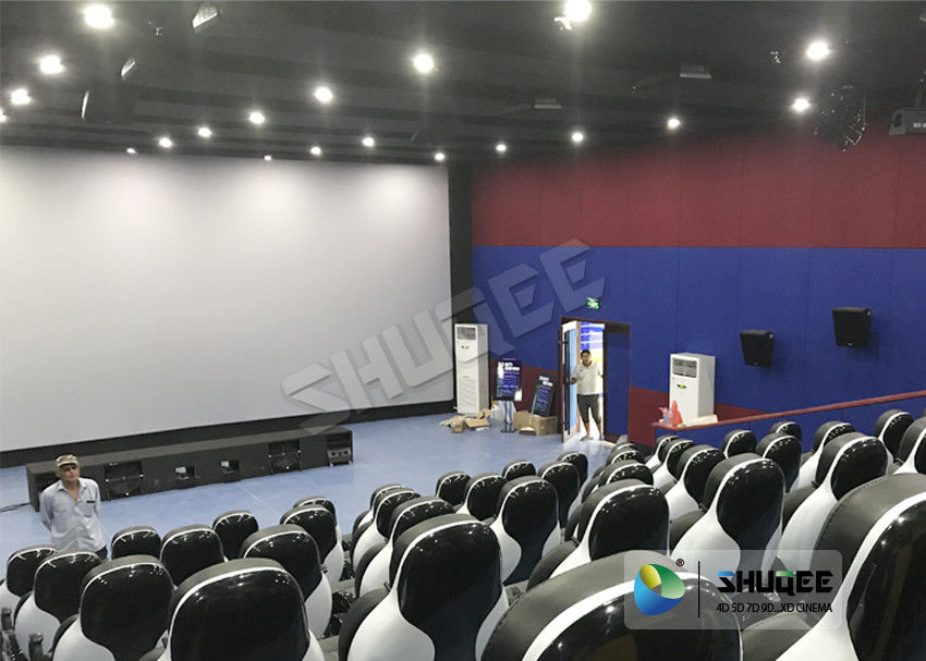 China Beautiful Decoration 5D Theater Chair With Many Leather And Fiberglass Seats For Choice factory