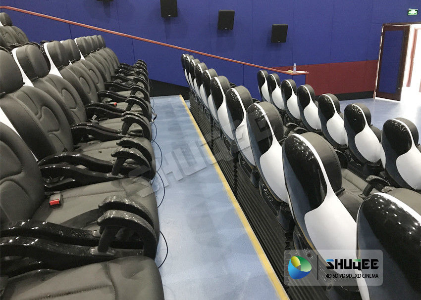 Exciting 5D Cinema Equipment , 5D Luxury Motion Seats With Vibration Effect In Mall