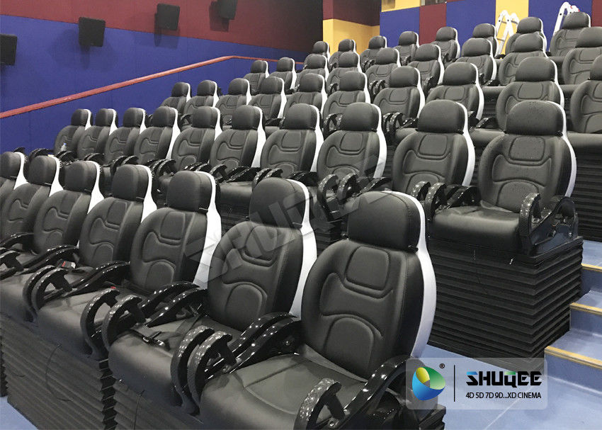 Customized Color 5D Theater System Seats Used For Center Park And Museum