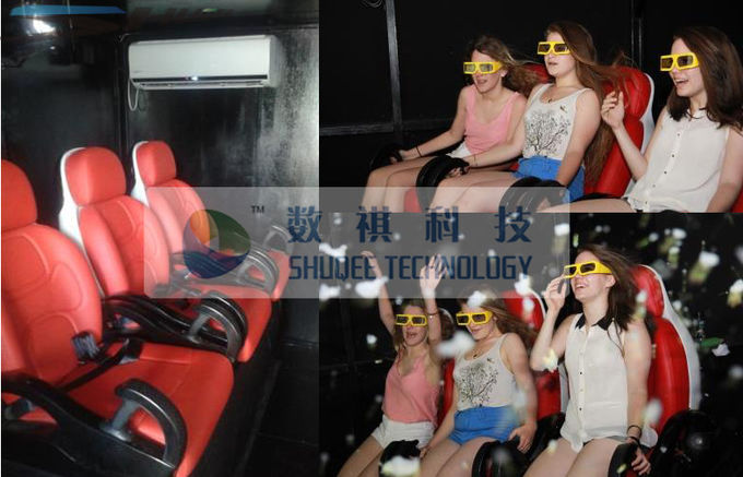 Spill Proof 7D Cinema System With Interactive Shooting Gaming System For Party 0