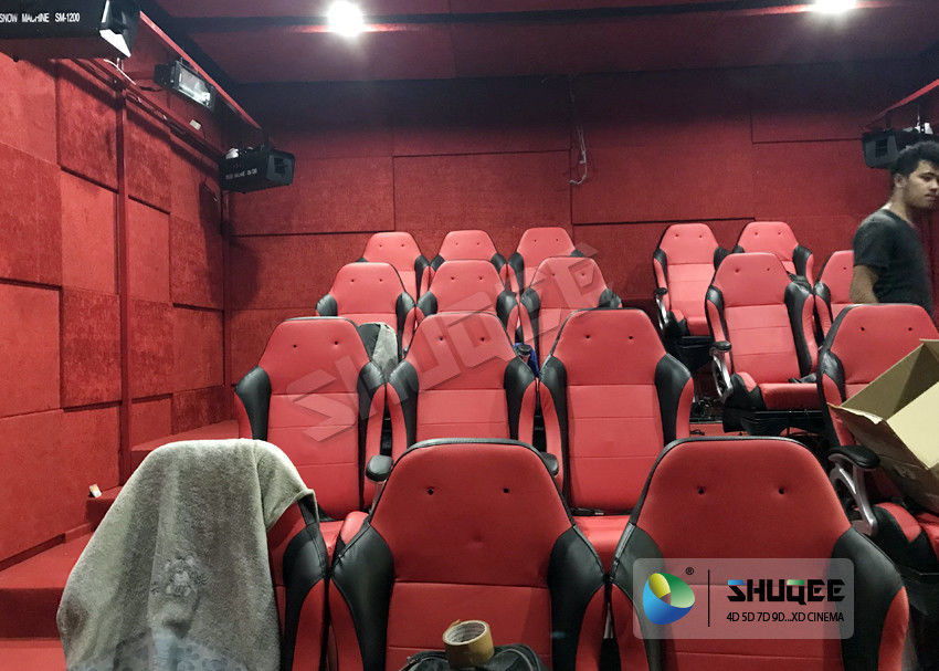 China Electric Cylinder 9 Seats 5D Movie Theater System With Safe Package Build In Park factory