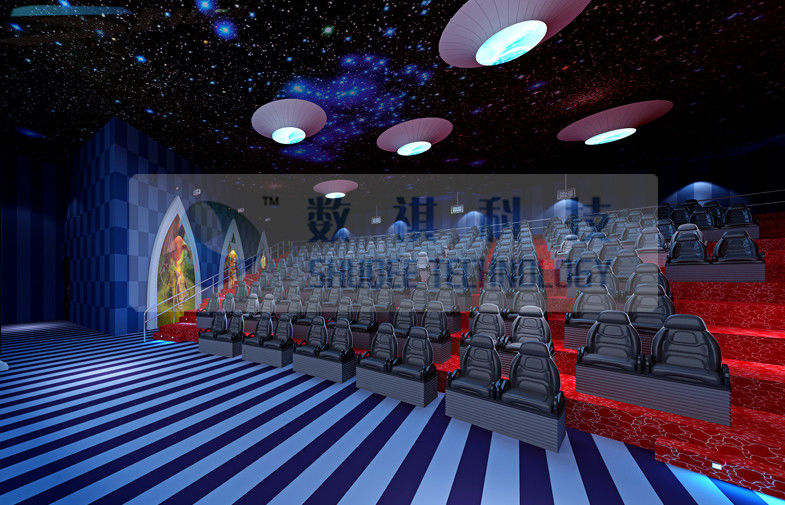 Customize 4D Cinema System Pneumatic / Hydraulic / Electric Motion Chairs With Movement 0