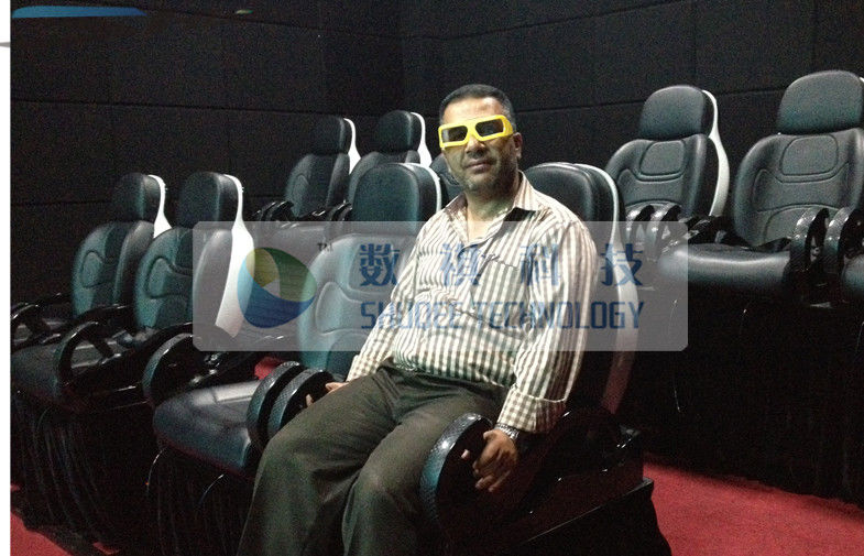 China Thrilling XD Theatre 9D Motion Simulators Experience With Yellow Glasses factory