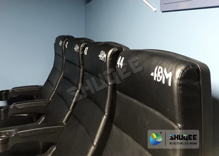 10 - 200 Seats 4D Cinema Equipment Seamless Compatibility With Hollywood Movies
