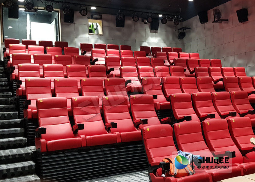 China Customized Shopping Mall 4D Movie Theater With Ring Screen / Flat Screen factory