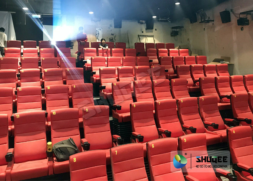 Immersive 4D Cinema Equipment With Electric System And Customized Seats Number