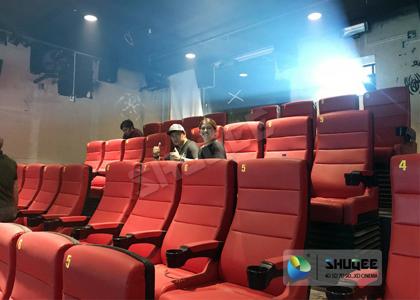 China Electrical / Hydraulic 4D Movie Theater Equipment For Action Movies 4 - 100 Seats factory