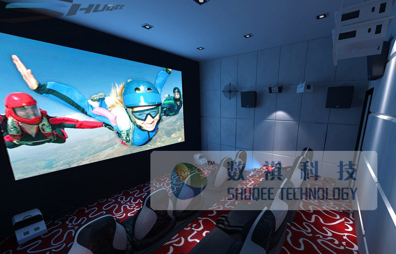 Pneumatic / Hydraulic / Electronic Motion Chair 7D Cinema System / Machine With Projectors