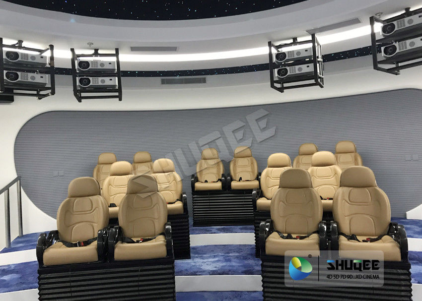 Custom Theme Cabin 5D Movie Theater for Amusement Park / Shopping Mall