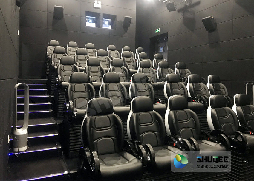 China 24 Seats Hydraulic 5D Movie Theater System Upgrade To 30 Seats Electric 5D System factory