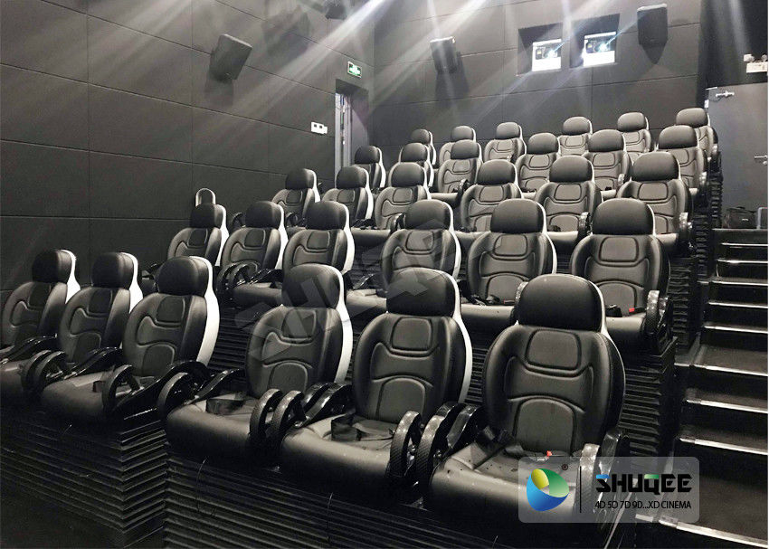 Unique 5D Cinema Simulator With Leather Seats And Low Noise Cylinder 0