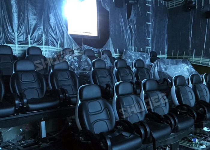 China PU Leather 5D Cinema System With High Definition Image , Easy For Installation factory