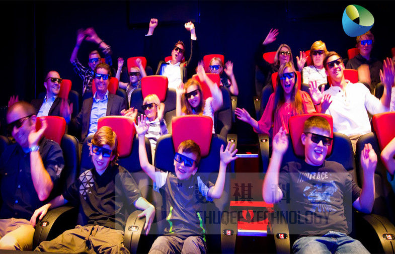 China Fantastic 7D Cinema System With Adventure Movies , Flexible Motion Chairs factory