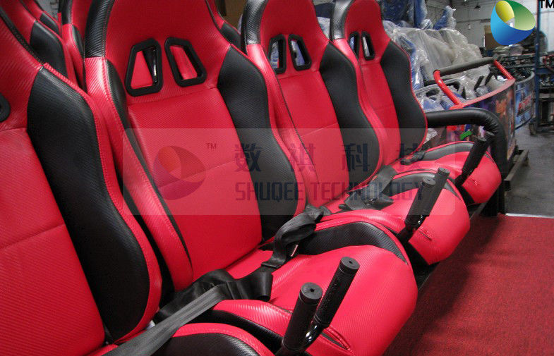 Electric System Vibration / Movement Effect 6D Motion Seats Movie Theater Equipment 3