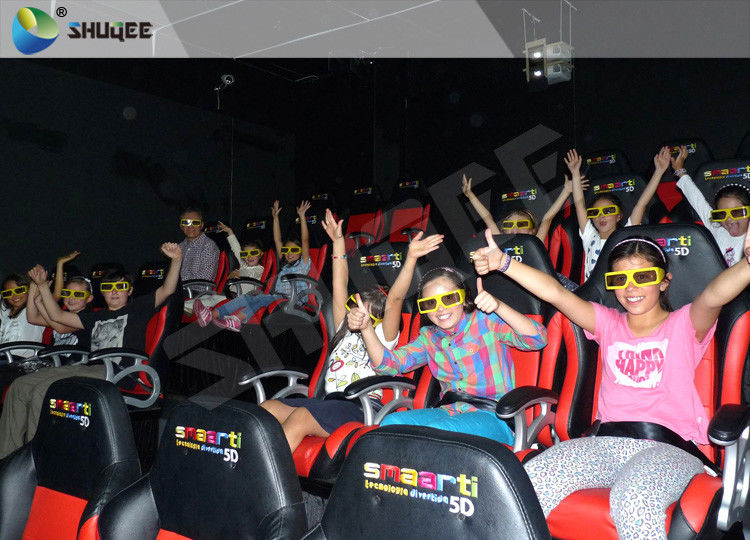 China Professional 5D Cinema System With Digital Special Effects For Amusement Parks factory