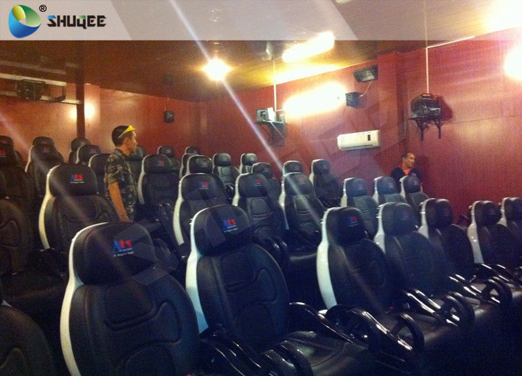 China Integrating Simulating Luxury Cabin Box 5D Cinema System With Fiber Glass Material factory