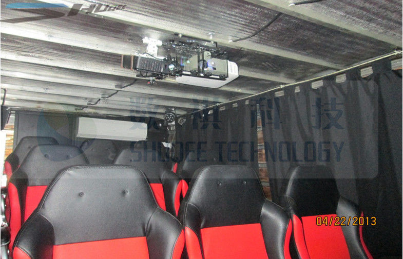 Safe Special Mobile 9D XD Theatre With Sunproof And Waterproof Truck