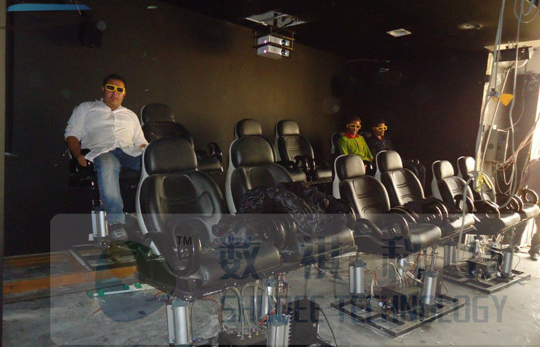 12 Seats Intdoor 5D Theater Cinema Equipment For Shopping Mall