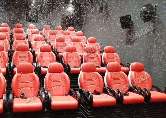 5D Movie Theater System With Rain Motion Effect Luxury Cinema Seating 3