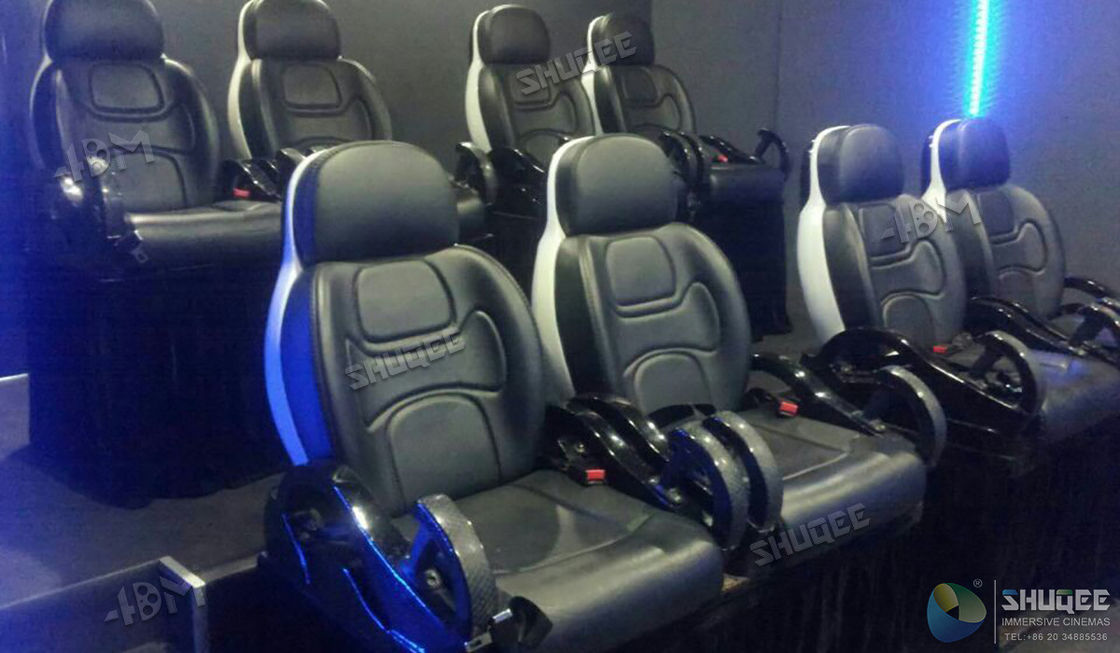 5D Cinema Movie Theater Motion Seating With Pneumatic or Electronic Effects 4