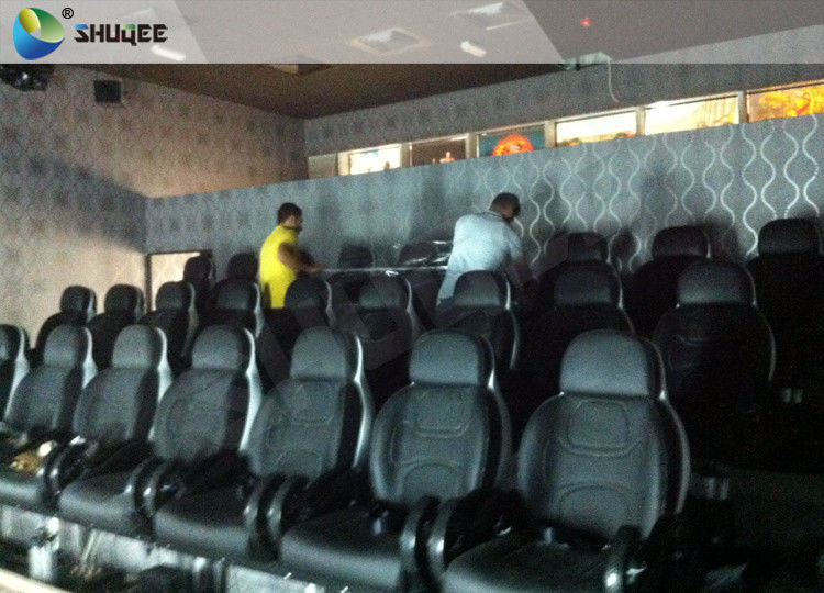 Fiber Glass Material 5D Movie Theater Chairs With Wonderful Special Effects 0