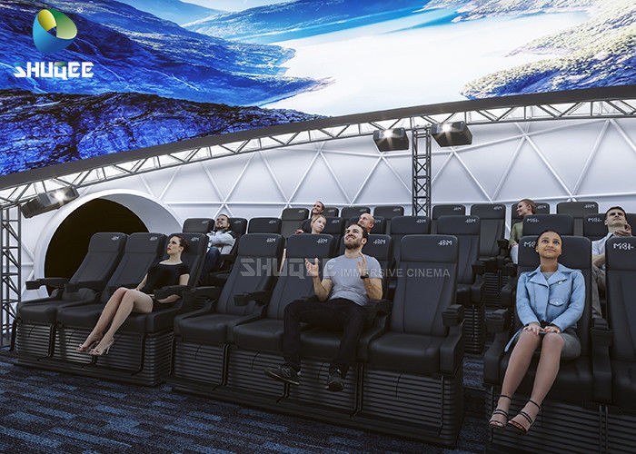 Dome Special Buildings 3D Movie Cinema Curved Screen Immersive Cinema With 4D Motion Seats 2