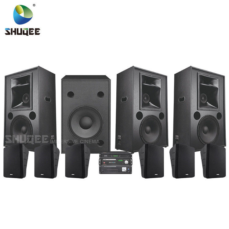 China Small 4D Cinema Equipment / Standard Home Theater Sound 50 Seats Cinema Audio System factory