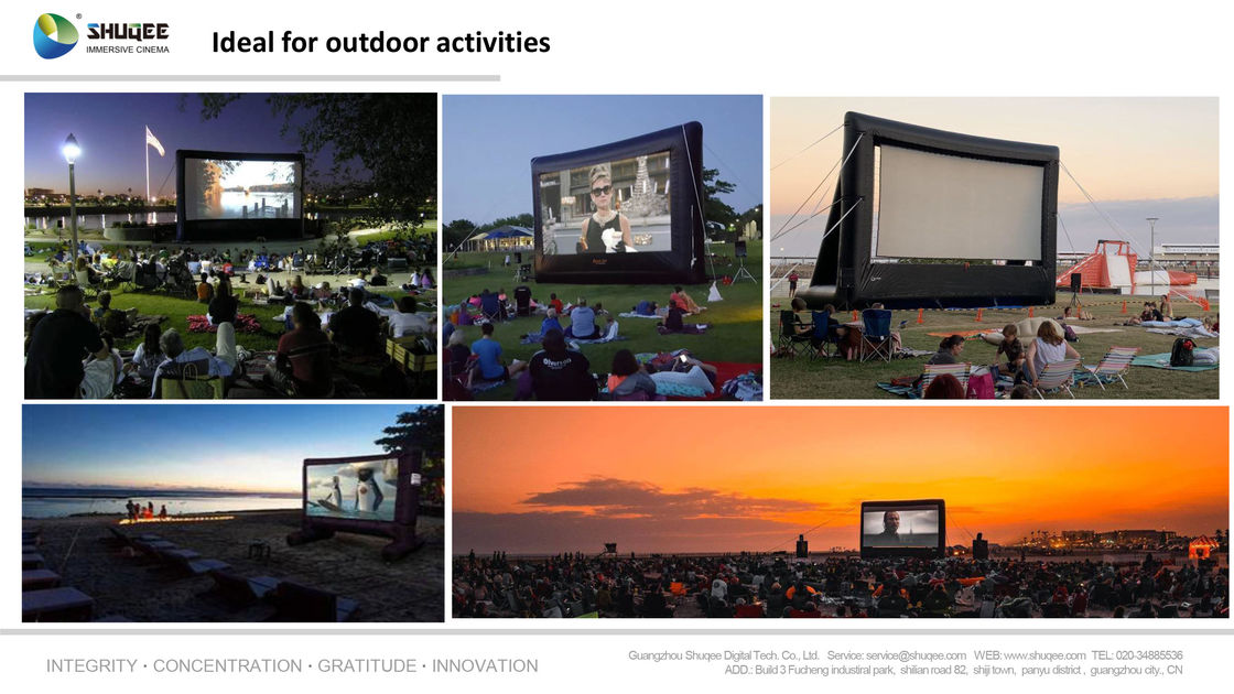 Outdoor Theater Outdoor Screen Removable Portable Air Projector Screen Inflatable Screen for Outdoor Cinema 0