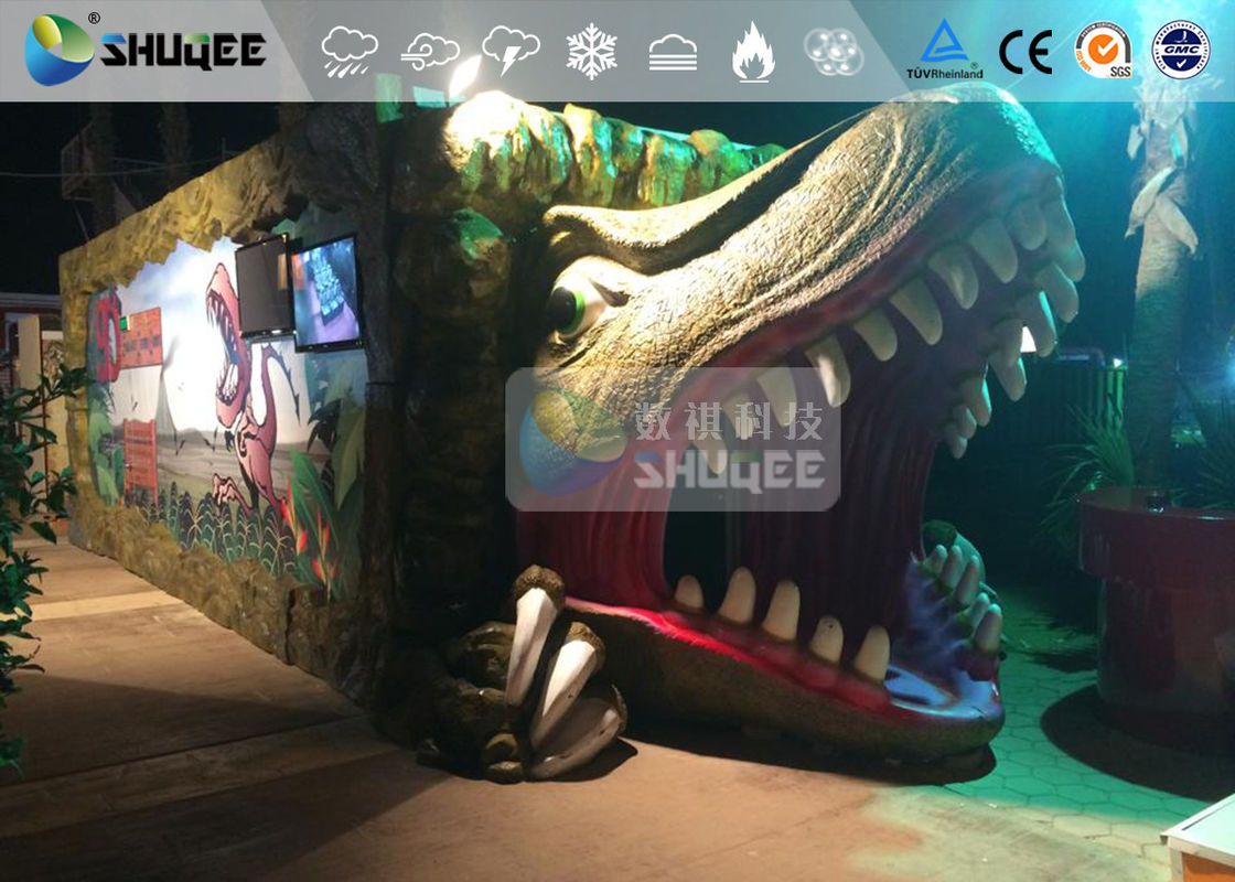 China Fantastic Mobile 7D Movie Theater Dinosaur Cinema For Theme Park factory