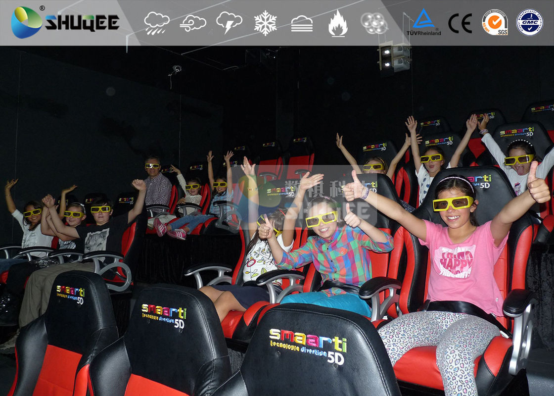 7D Cinema Motion Chairs Removable 5D 7D Simulator Cinema System Customized Size 0