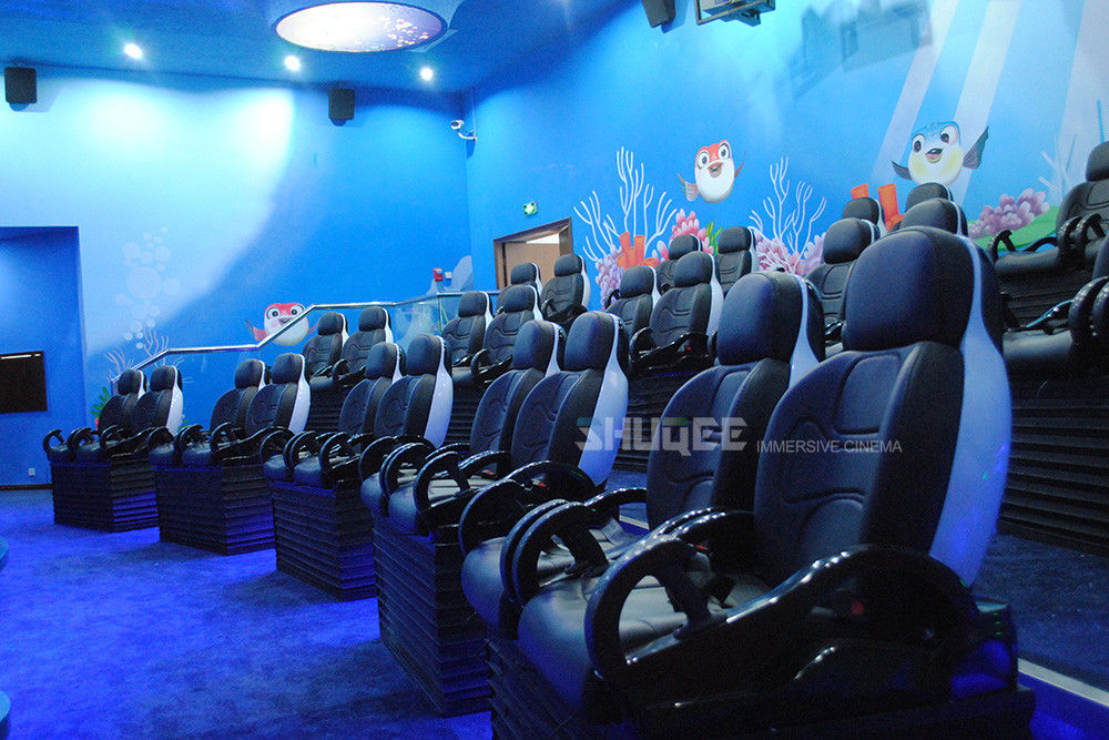 Gaming Room Luxury 5D movie theater seats With Dynamic Effects