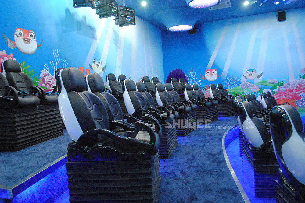 Gaming Room Luxury 5D movie theater seats With Dynamic Effects