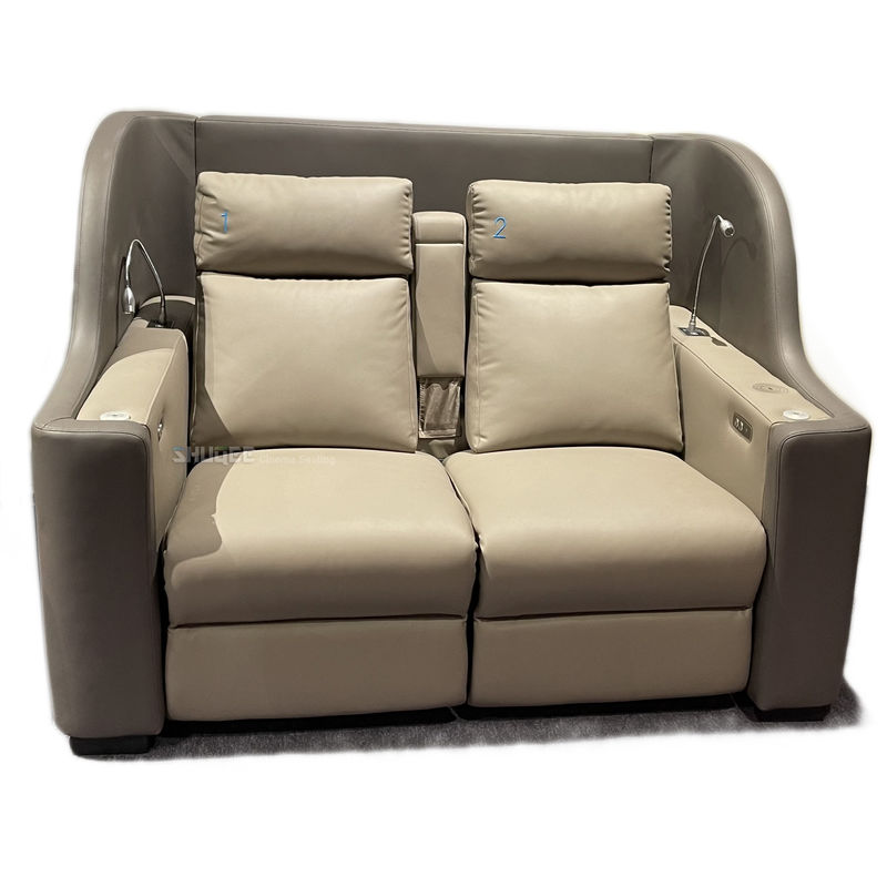Genuine Leather Cinema VIP Sofa Luxury Home Theater Lover Seats Recliner 1