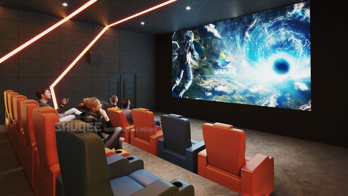 Home Cinema System Experience With Speaker , Projector And Screen System