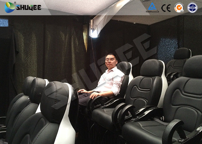 China Project  DuoHa 9 People 5D Movie Theater With Vibration / Lighting Effects factory