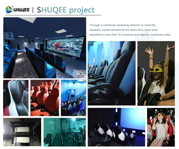 Project  DuoHa 9 People 5D Movie Theater With Vibration / Lighting Effects 0