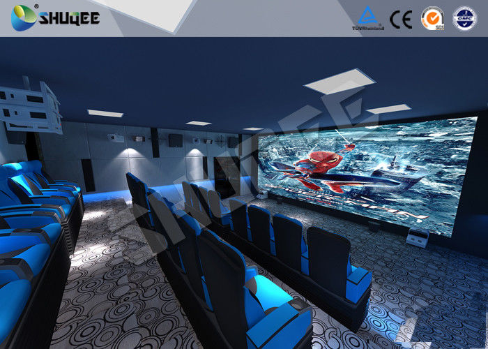 China Amusement Park Electronic 5D Theater System With Projectors / Flat Screen / Motion Chair factory