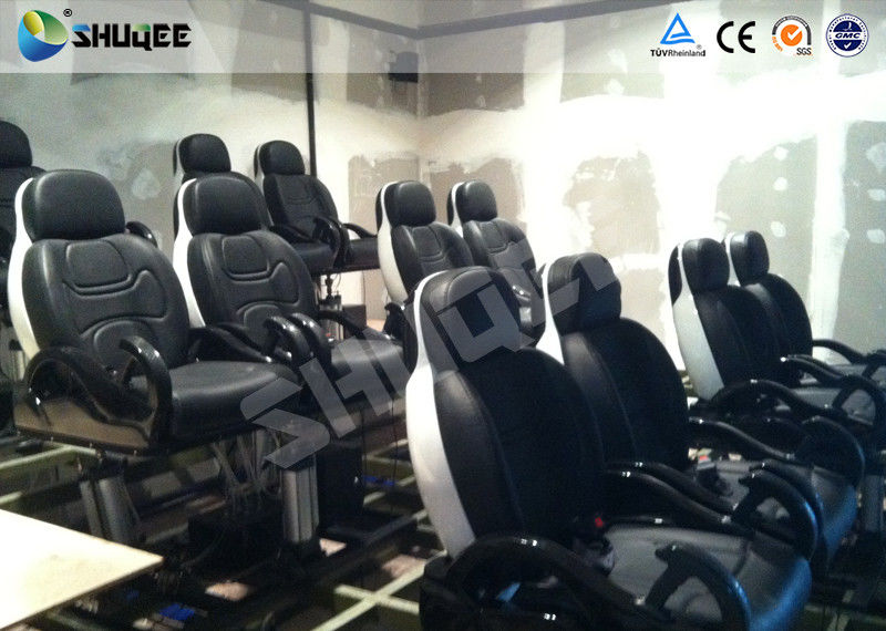 9 Seats 5D Simulation System Luxury Chair 3 Rows Movement Motion Cinema Simulator
