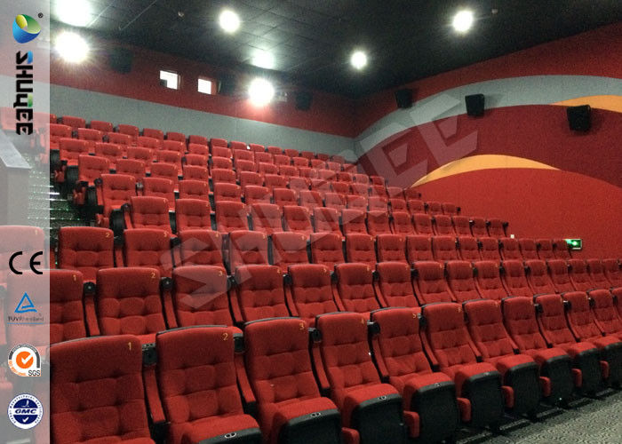 China Real Feeling Large Screen Hd 3D Cinema System For Holding 40 People factory