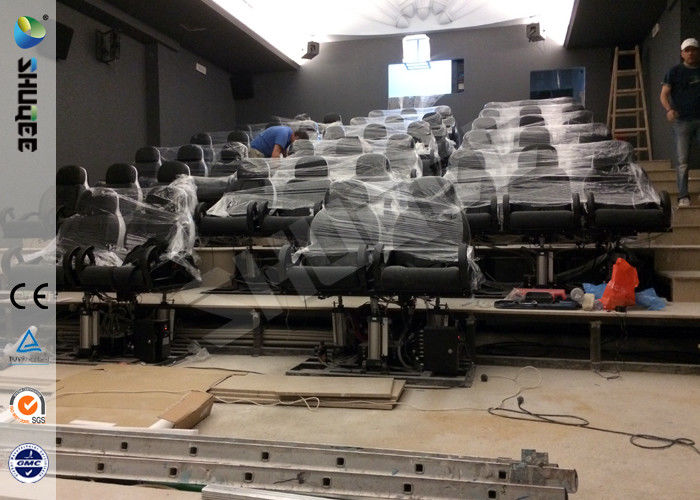 Servo Electronic And 5.1 Audio 6D Cinema Equipment With Dynamic Chairs