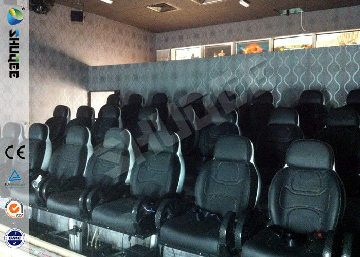 Prominent Theme 6D Movie Theater System With Pneumatic / Hydraulic Control Motion Chair