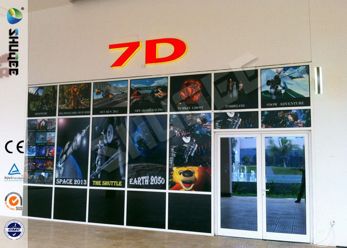 China Luxurious Decoration 7d Simulator Cinema With HD Projectors Professional Audio factory