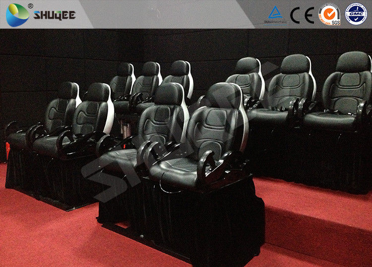 Red Color Electronic System 5D Cinema Equipment Motion Seat With Special Effect 1