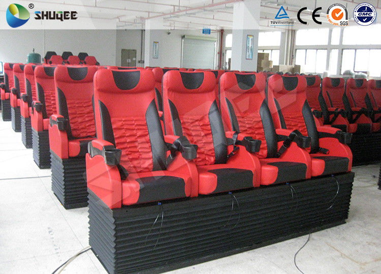 China Mobile 5D Cinema Simulator With 3DOF Motion Chair With 4 Seats Per Set factory