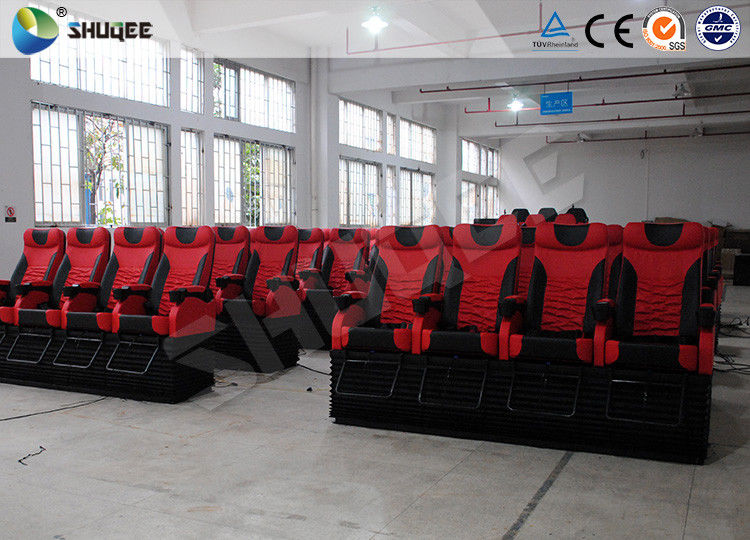 China Electronic System 4D Movie Theater Big Screen With Snow Bubble Rain Fire factory