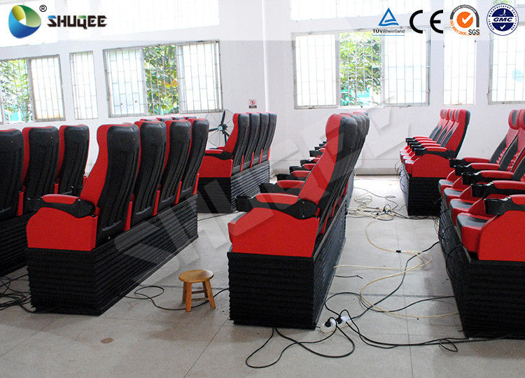 China 2DOF 4D Cinema System With Sweep Leg Push Back Vibrate Special Effects factory